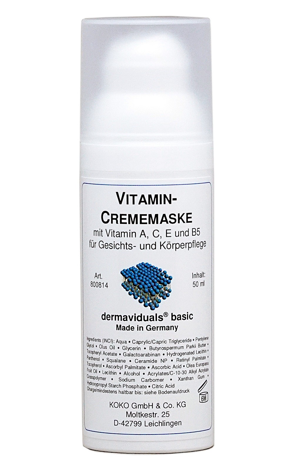 dermaviduals Vitamin-Crememaske_50ml